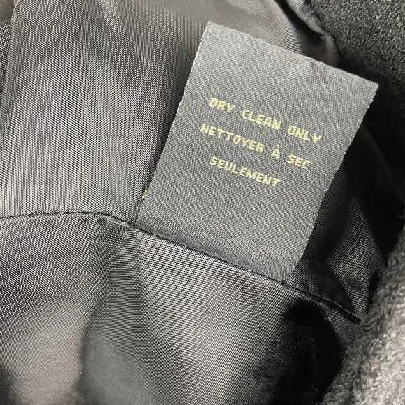 Della Spiga Italy  Wool Blend Full Zip Jacket  Black  Size Large Womens - Picture 4 of 5